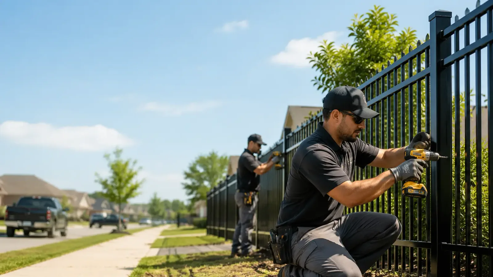 Metal Fence Installation in Lilburn, GA